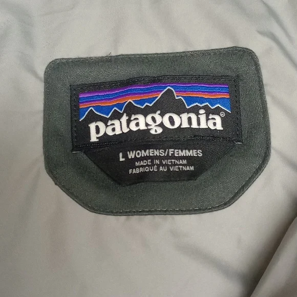 ❄️PATAGONIA "RADALIE" DARK GRAY LONG QUILTED PUFFER WOMEN'S PARKA COAT - Picture 11 of 13